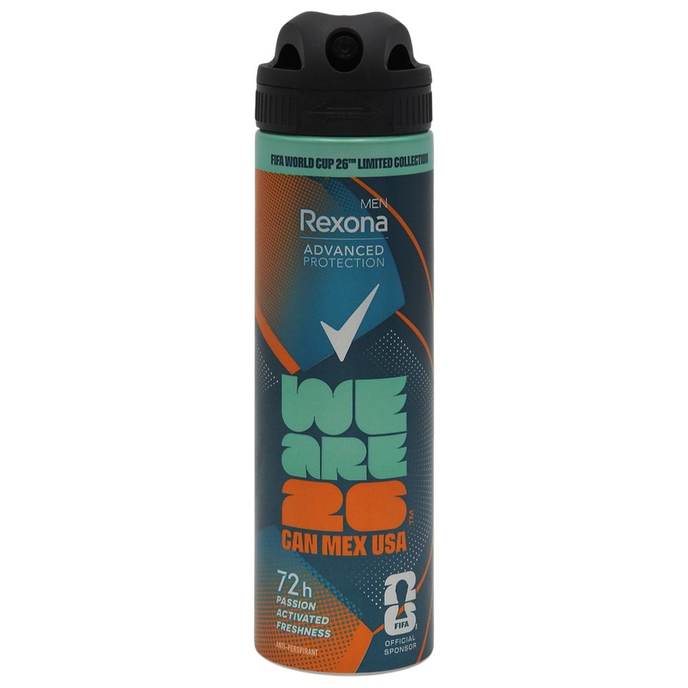 Antiperspirant Deodorant, Rexona, 150 ml Men Advanced Ultra Fresh Fifa