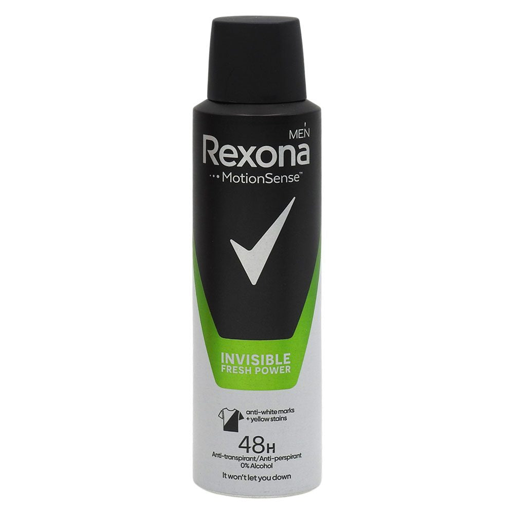 Antiperspirant Deodorant, Rexona, 150 ml Men Invisible Power Fresh