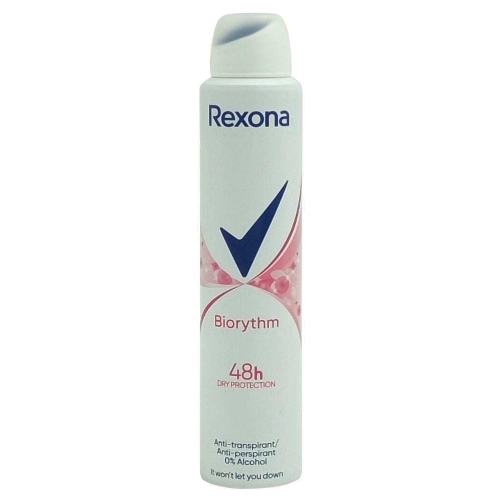 Antiperspirant Deodorant, Rexona, 200 ml Biorythm