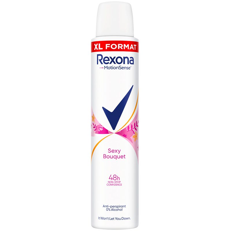 Antiperspirant Deodorant, Rexona, 200 ml Sexy Bouquet