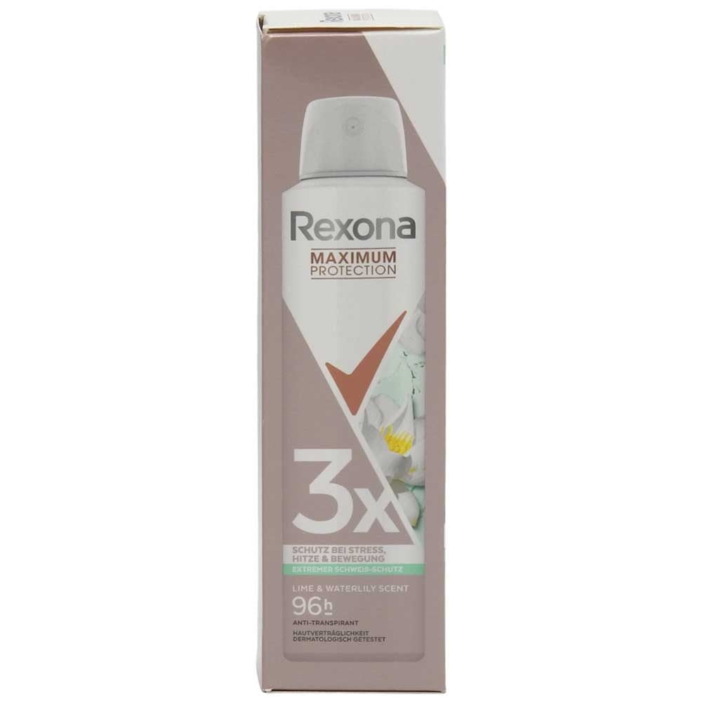 Antiperspirant Deodorant, Rexona, Maximum Protection 150 ml Lime si Waterlily Scent