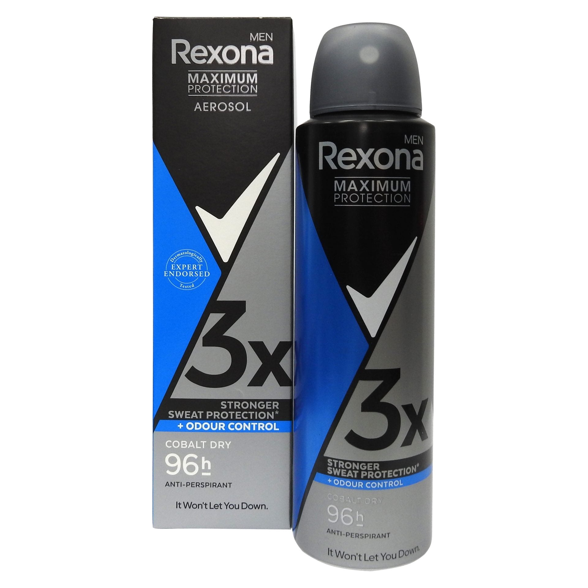 Antiperspirant Deodorant, Rexona, Maximum Protection 150 ml Men Cobalt Dry
