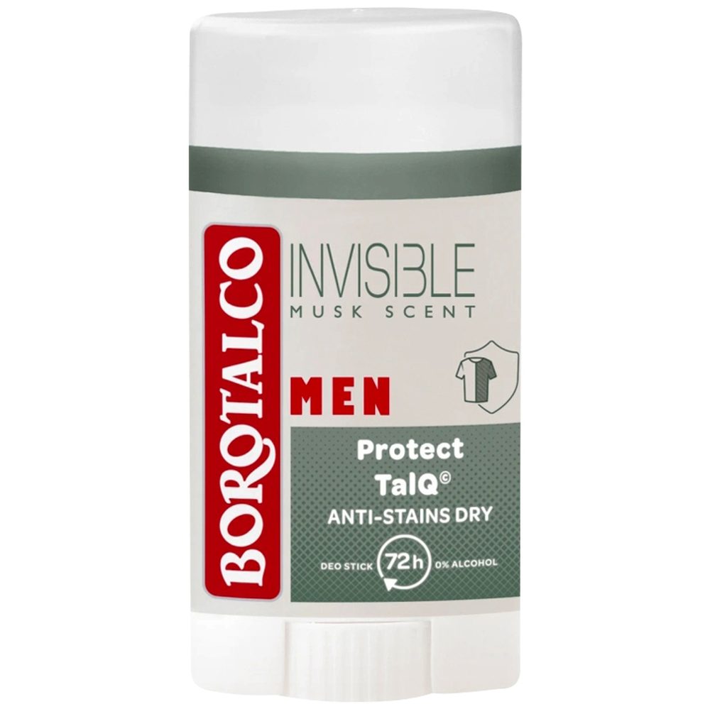 Antiperspirant Stick, Borotalco, 40 ml Men Invisibil Scent