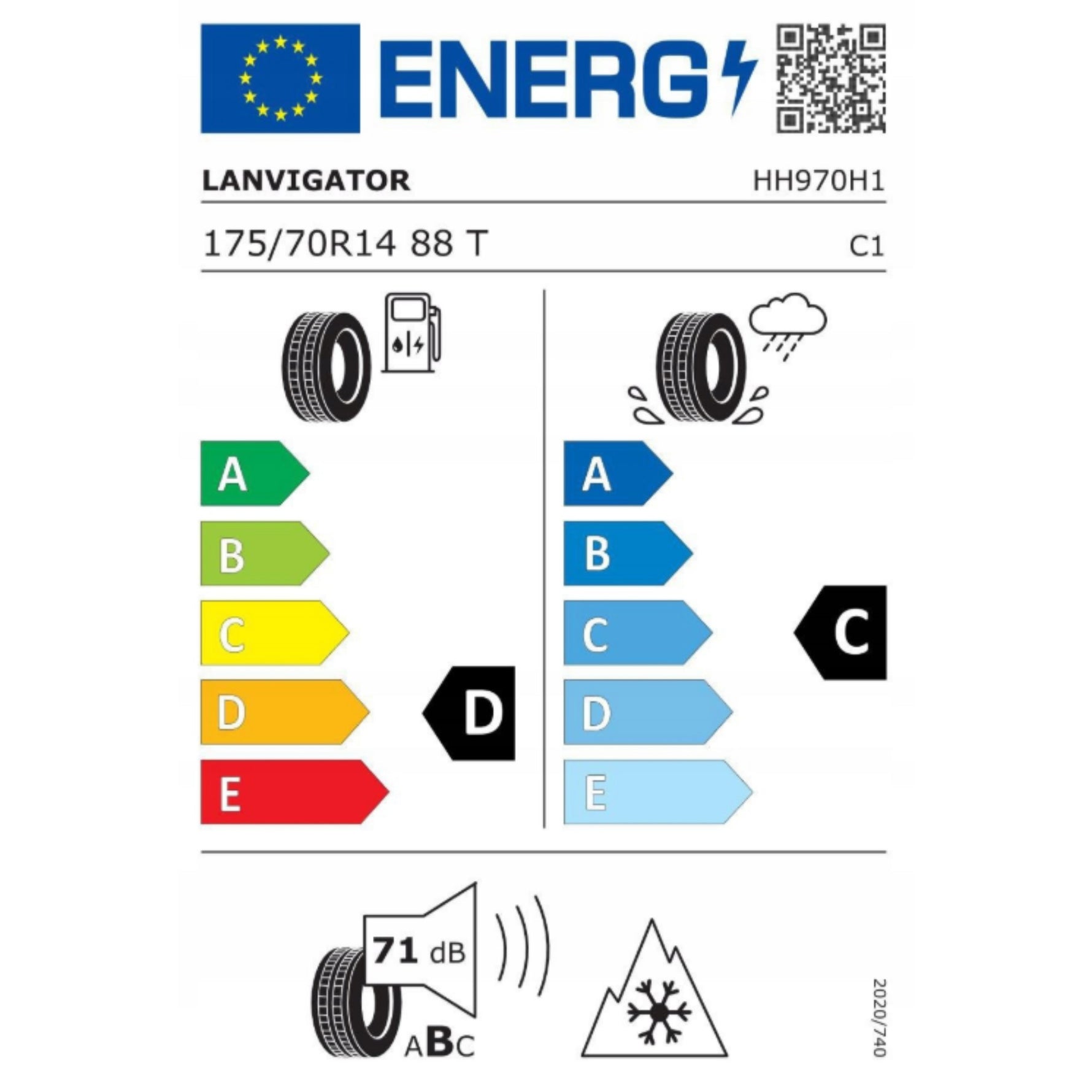 Anvelopa All Season LANVIGATOR CATCHFORS A/S 175/70R14 88T XL – Siguranta, Versatilitate si Aderenta pe Tot Parcursul