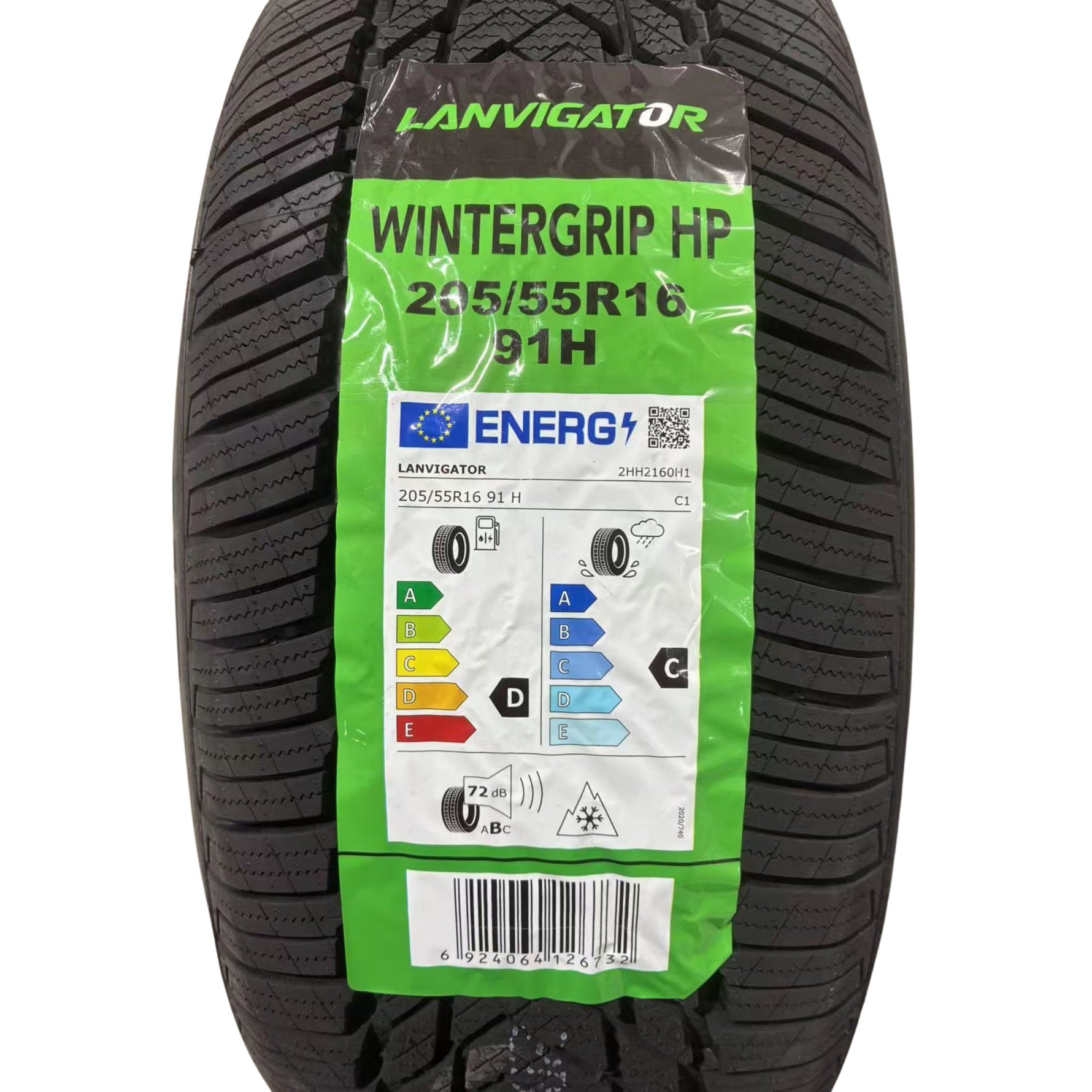 Anvelopa Iarna LANVIGATOR WINTERGRIP HP 205/55R16 91H, Aderenta Sporita pe Zapada si Umed, Confort si Durabilitate
