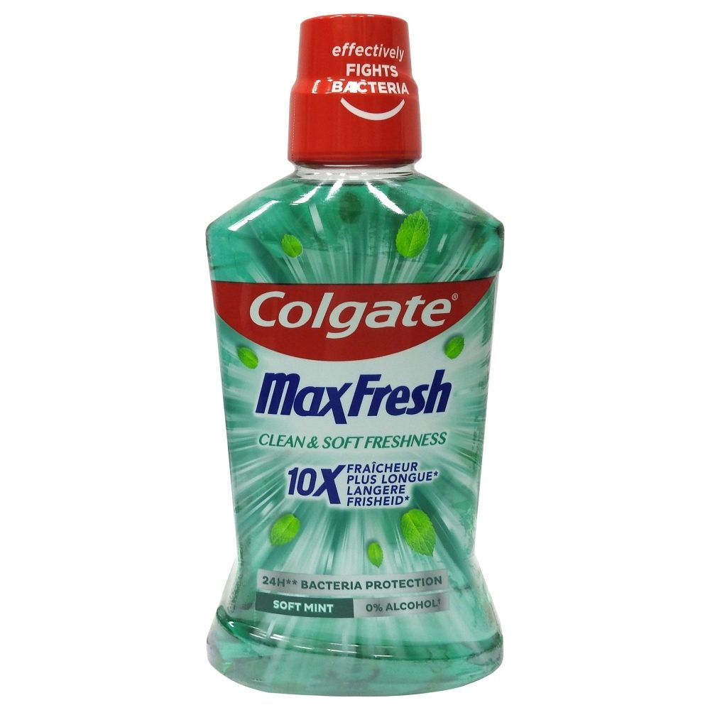 Apa de Gura, Colgate, 500 ml Max Fresh Soft Mint