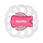 Aparat aplicare strasuri Flippy, Plastic, 11.5x9.5x8 cm, Multicolor