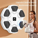 Aparat Box Cu Muzica, Montabil pe Perete, Flippy, Alb, Difuzor, Bluetooth, Iluminare LED, 38 x 27 x 32 cm, Manusi