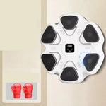 Aparat Box Cu Muzica, Montabil pe Perete, Flippy, Alb, Difuzor, Bluetooth, Iluminare LED, 38 x 27 x 32 cm, Manusi