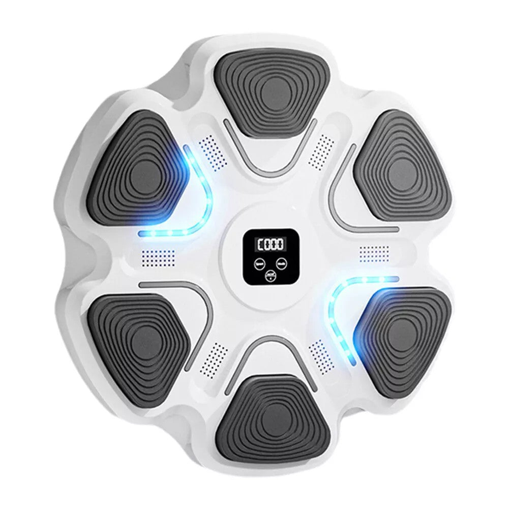 Aparat Box Cu Muzica, Montabil pe Perete, Flippy, Alb, Difuzor, Bluetooth, Iluminare LED, 38 x 27 x 32 cm, Manusi