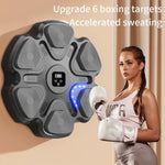 Aparat Box Cu Muzica, Montabil pe Perete, Flippy, Negru, Difuzor, Bluetooth, Iluminare LED, 38 x 27 x 32 cm, Manusi