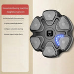 Aparat Box Cu Muzica, Montabil pe Perete, Flippy, Negru, Difuzor, Bluetooth, Iluminare LED, 38 x 27 x 32 cm, Manusi