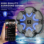 Aparat Box Cu Muzica, Montabil pe Perete, Flippy, Negru, Difuzor, Bluetooth, Iluminare LED, 38 x 27 x 32 cm, Manusi