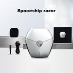 Aparat de Ras Portabil, Flippy, 8W, Autonomie 60 min, Incarcare Cablu Type C Inclus, Periuta de Curatare, Husa,