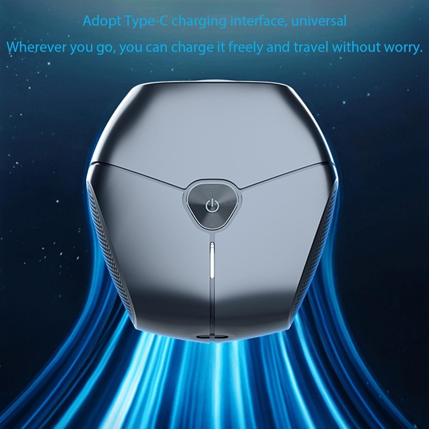 Aparat de Ras Portabil, Flippy, 8W, Autonomie 60 min, Incarcare Cablu Type C Inclus, Periuta de Curatare, Husa,