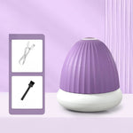 Aparat de Scame 2 in 1, Flippy, Curatare Haine si Lampa de Veghe, 3 Trepte, Incarcare Tip C, 4 W, 9 x 10 cm, Mov