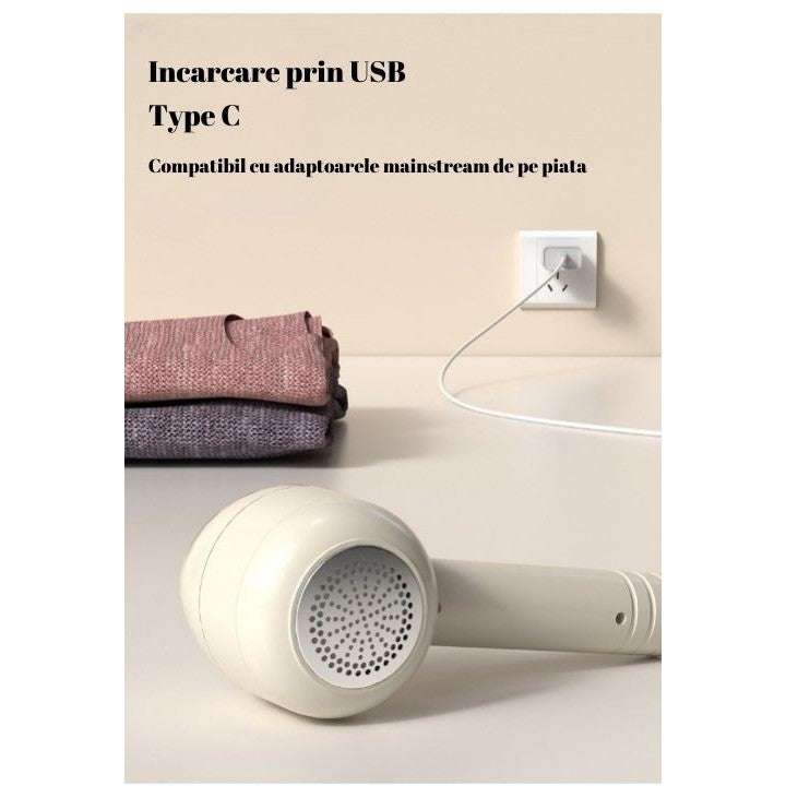 Aparat Pentru Curatat Scame, Par Si Praf, Flippy, Pentru Diferite Tipuri De Material, Cu Lame Din Otel Inoxidabil,