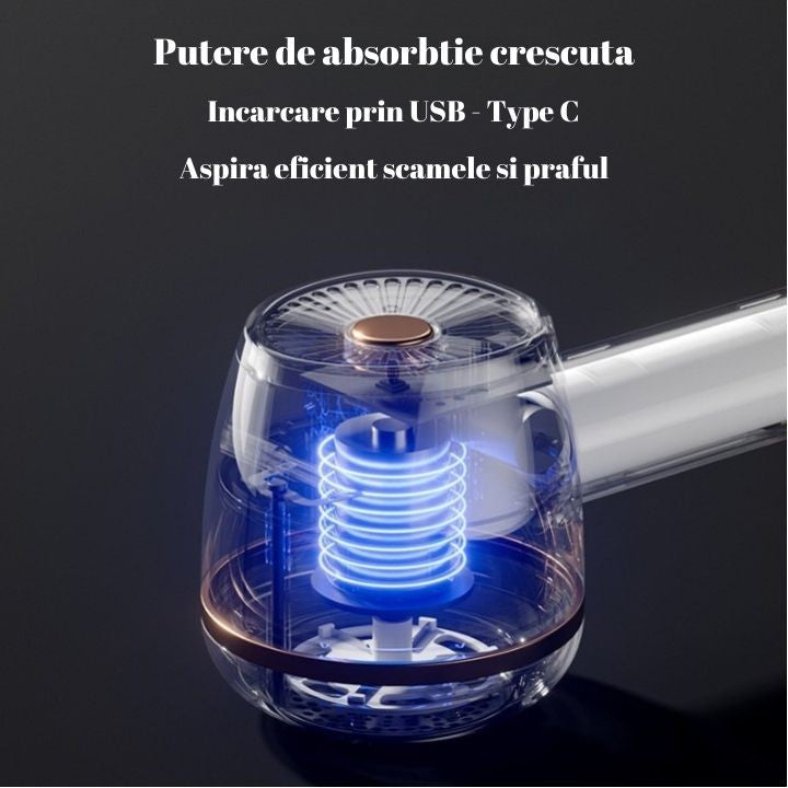 Aparat Pentru Curatat Scame, Par Si Praf, Flippy, Pentru Diferite Tipuri De Material, Cu Lame Din Otel Inoxidabil,