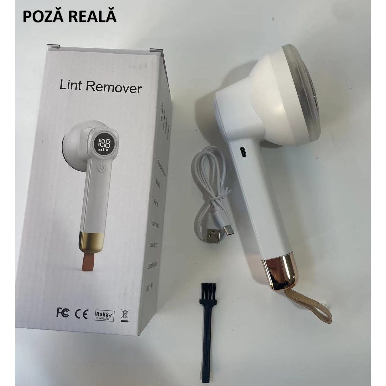 Aparat Pentru Curatat Scame, Par Si Praf, Flippy, Pentru Diferite Tipuri De Material, Cu Lame Din Otel Inoxidabil,