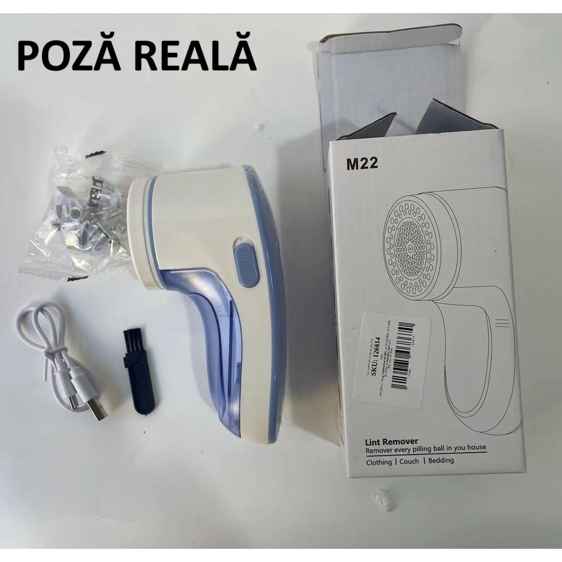 Aparat Pentru Curatat Scame, Par Si Praf, Flippy, Pentru Diferite Tipuri De Material, Cu Lame Din Otel Inoxidabil,