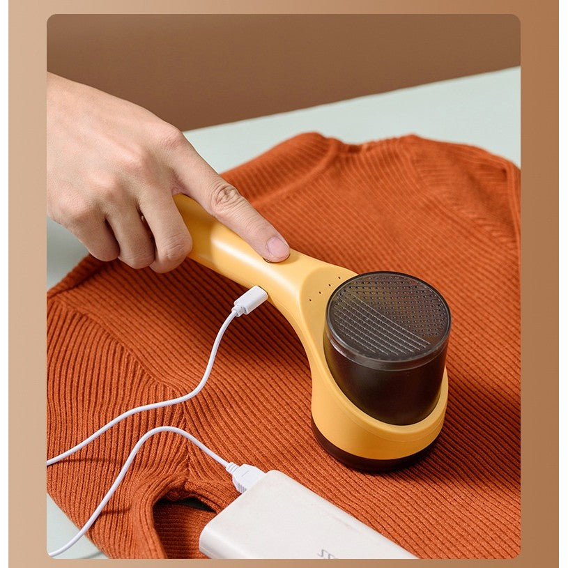 Aparat Scame si Par Haine, Flippy, Electric, USB inclus, Periuta Curatare, pentru Diferite Tesaturi, 3 Trepte, 20.5 x