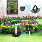 Aparat Solar LED cu Ultrasunete, Flippy, Repelent pentru Animale Mari si Mici, Lumina Rosie si Alba, Anti Rozatoare,