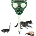 Aparat Solar LED cu Ultrasunete, Flippy, Repelent pentru Animale Mari si Mici, Lumina Rosie si Alba, Anti Rozatoare,