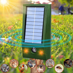 Aparat Solar LED cu Ultrasunete, Flippy, Repelent pentru Animale Mari si Mici, Lumina Rosie si Alba, Anti Rozatoare,