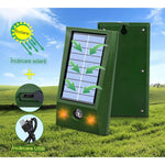 Aparat Solar LED cu Ultrasunete, Flippy, Repelent pentru Animale Mari si Mici, Lumina Rosie si Alba, Anti Rozatoare,