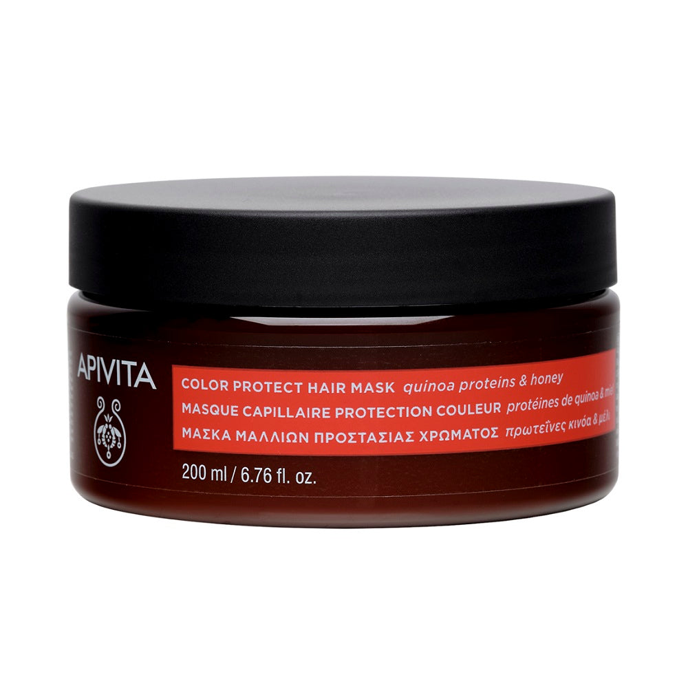 Apivita, Color Protect, Tratament cu cremă pentru păr, Pentru protecția culorii, 200 ml