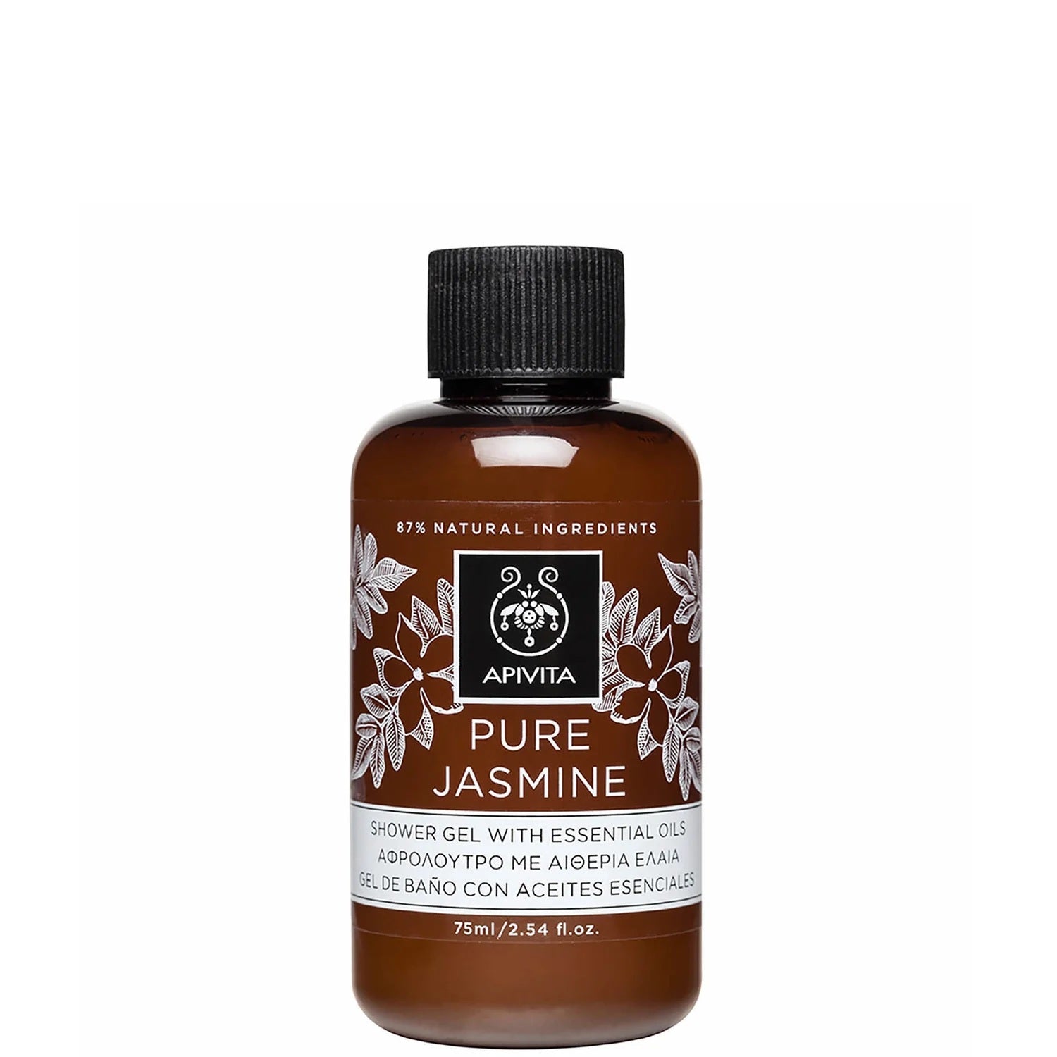 Apivita, Pure Jasmine, Gel de duș, 75 ml