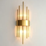 Aplica de Perete, Flippy, pentru Interior, din Otel Inoxidabil si Sticla, 40 x 16 cm, LED, Auriu