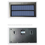 Aplica Solara De Exterior LED Flippy, 13.5 cm x 8 cm, 150 Lumeni 60 LED 18W, IP65, 3 trepte de lumina, Senzor de