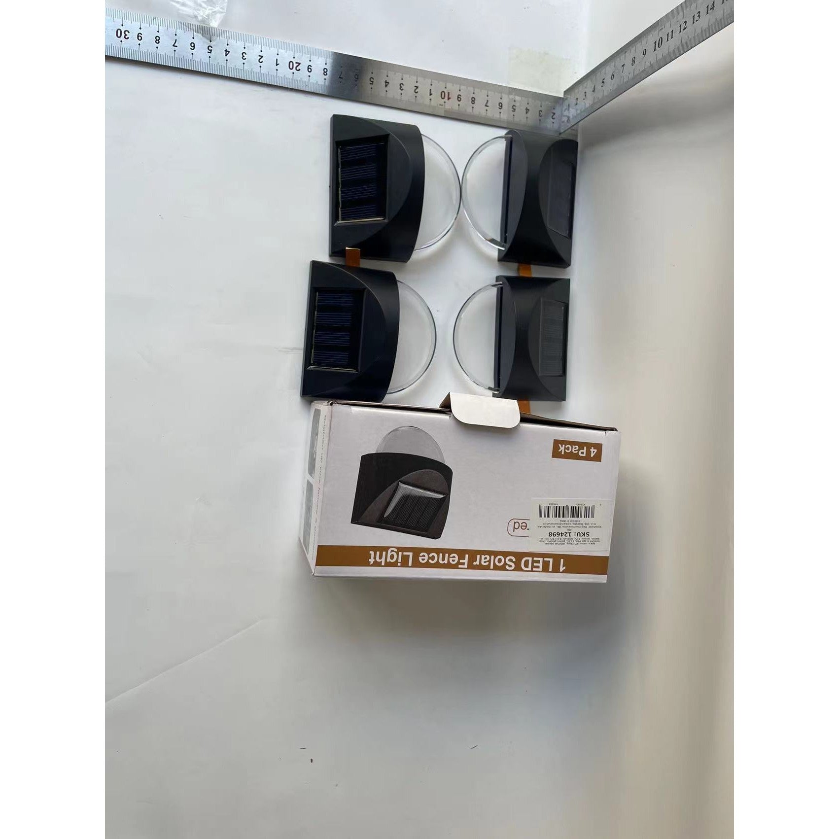 Aplica Solara LED pentru Gradina, Flippy, Set 4 Bucati, ABS/Policarbonat, Rezistent la Apa IP65, 1 LED, pentru gradina,