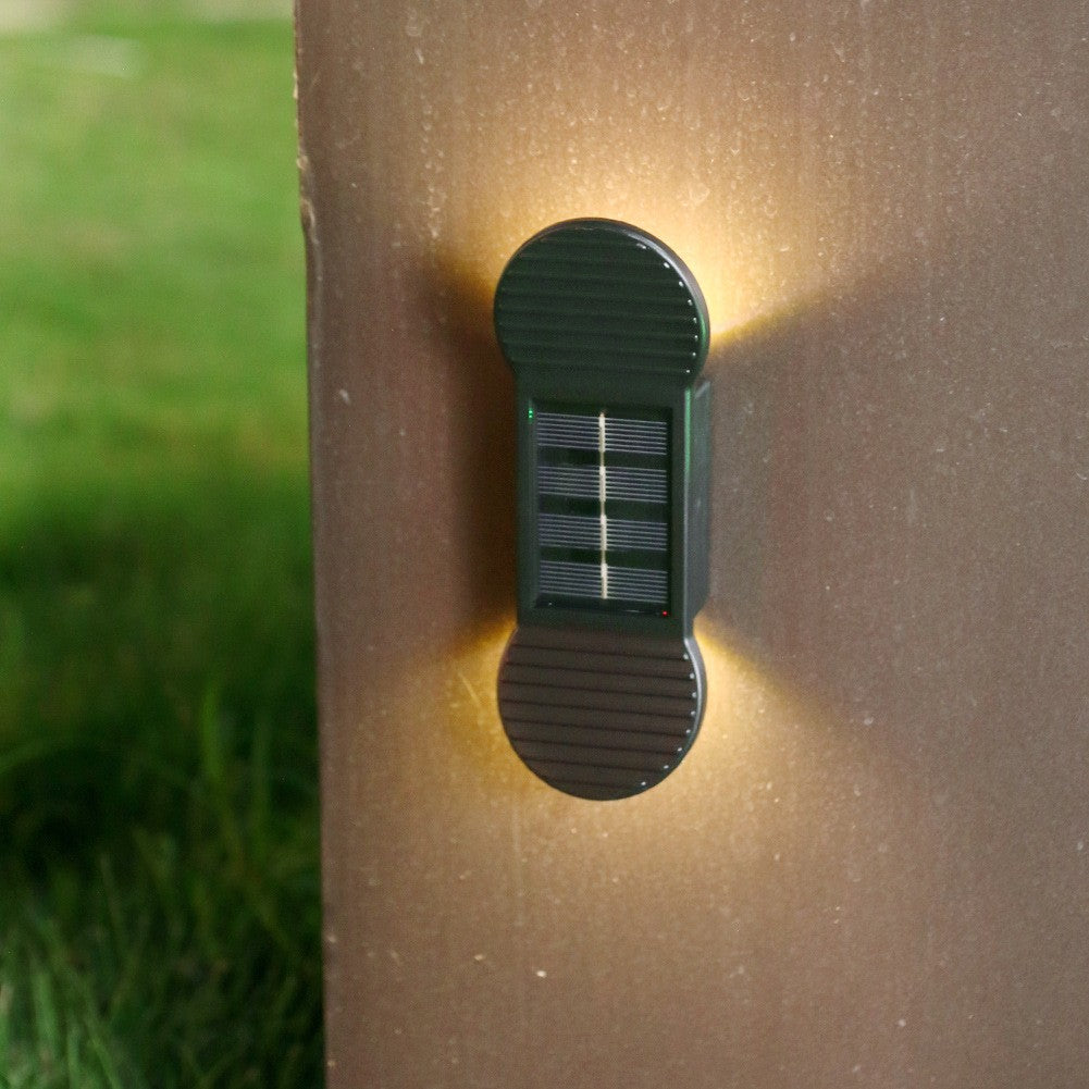 Aplica solara LED, Flippy, Set 4 Bucati, ABS/Policarbonat, rezistenta la apa IP65, 2 LED-uri SMD, pentru perete, scari,
