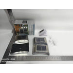 Aplica solara LED pentru Gradina, Flippy, Set 4 Bucati, ABS/Policarbonat, IP65, 6 LED-uri, pentru perete, trepte,