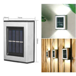 Aplica solara LED pentru Gradina, Flippy, Set 2 Bucati, ABS/Policarbonat, rezistenta la apa IP65, pentru trepte,