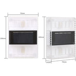 Aplica solara LED pentru Gradina, Flippy, Set 4 Bucati, ABS/Policarbonat, Rezistenta la apa IP65, pentru perete, 1.2V,