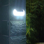 Aplica solara LED SMD pentru perete Flippy, cu senzor de miscare, dreptunghiulara, IP44, luminozitate mare 40 LED-uri,