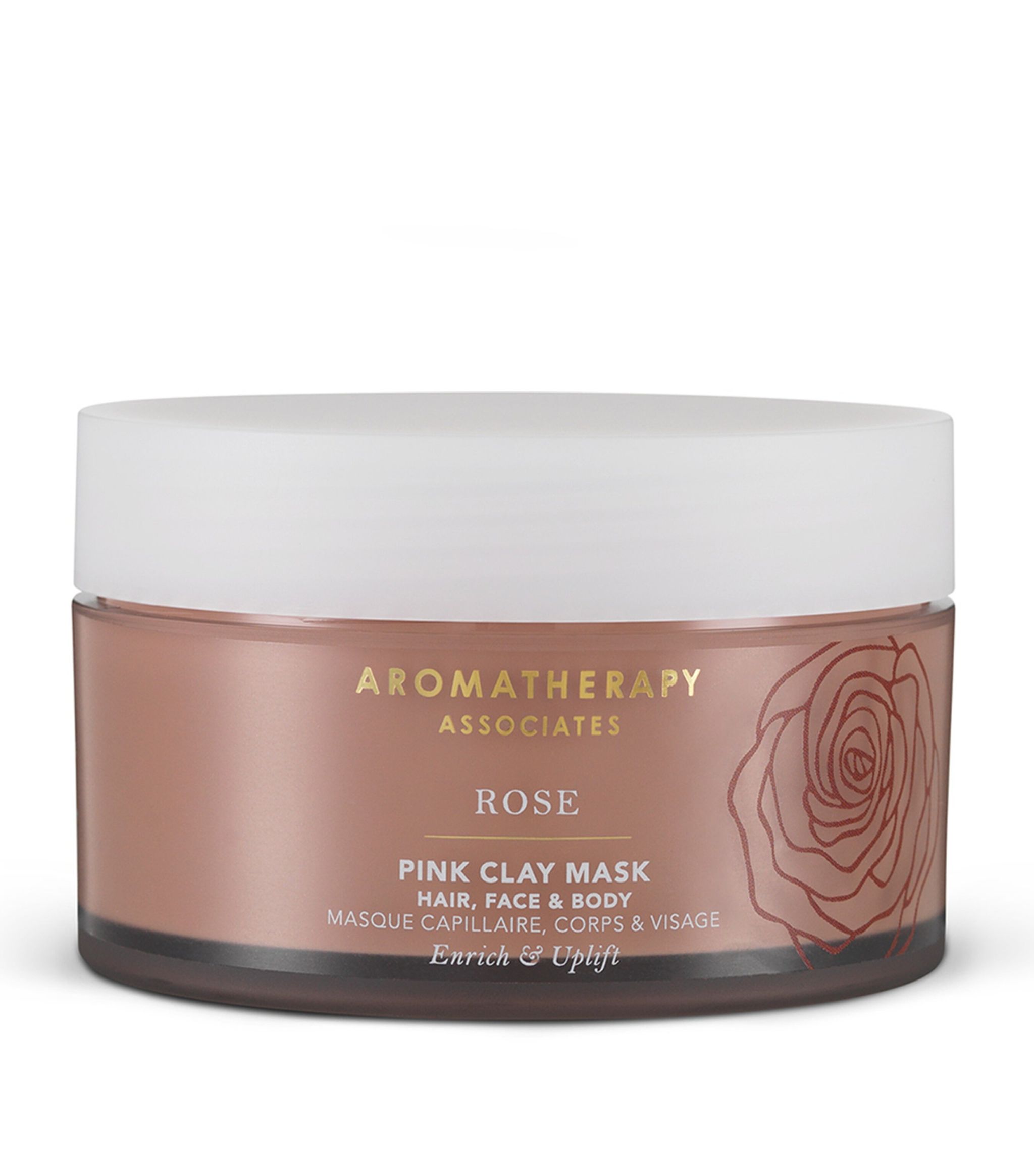 Aromatherapy Associates, Rose, Uleiuri esențiale, Elimină impuritățile, Mască de argilă, 200 ml - Olmarkt