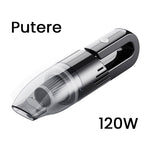 Aspirator Auto cu Incarcare Wireless, Flippy, Aspirator Vacuum pentru Masina Casa, cu dubla utilizare, Putere 120W, 30