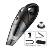 Aspirator Auto, Flippy, pentru interiorul Automobilului, putere Turbo, alimentare DC 12 V, 42 x 14 cm, Negru