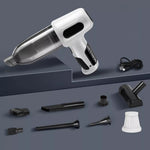 Aspirator Auto Tip Pistol, Flippy, Aspirator cu Aspirare si Suflare, pentru Casa Masina, Multifunctional fara Fir,