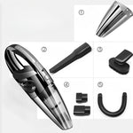 Aspirator de Mana Portabil Turbo, Flippy, pentru Uz Caznic sau Auto, Functie de Aspirare Umeda si Uscata, Incarcare la