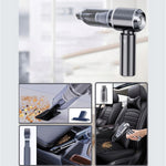 Aspirator Portabil Auto, Flippy, pentru Casa si Masina, 3 Viteze, Incarcator Tip-C cu Incarcare Rapida, Tub