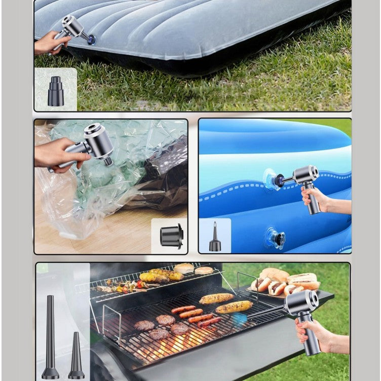 Aspirator Portabil Auto, Flippy, pentru Casa si Masina, 3 Viteze, Incarcator Tip-C cu Incarcare Rapida, Tub