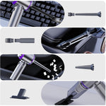Aspirator Portabil Auto, Flippy, pentru Casa si Masina, 3 Viteze, Incarcator Tip-C cu Incarcare Rapida, Tub