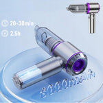 Aspirator Portabil Auto, Flippy, pentru Casa si Masina, 3 Viteze, Incarcator Tip-C cu Incarcare Rapida, Tub