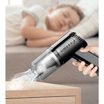 Aspirator Portabil Fara Fir, Flippy, Tip Pistol K7, Pentru Casa si Masina, Incarcare USB, Autonomie 30 Min, 36 x 17 cm,