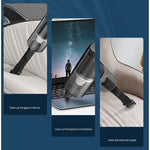 Aspirator Portabil Fara Fir, Flippy, Tip Pistol K7, Pentru Casa si Masina, Incarcare USB, Autonomie 30 Min, 36 x 17 cm,